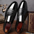Elegant Slip-On Formal Dress Shoes for Men - Plus Size Pointed Toe Wedding and Business Casual Footwear